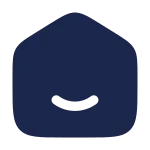Home Smile SVG Icon